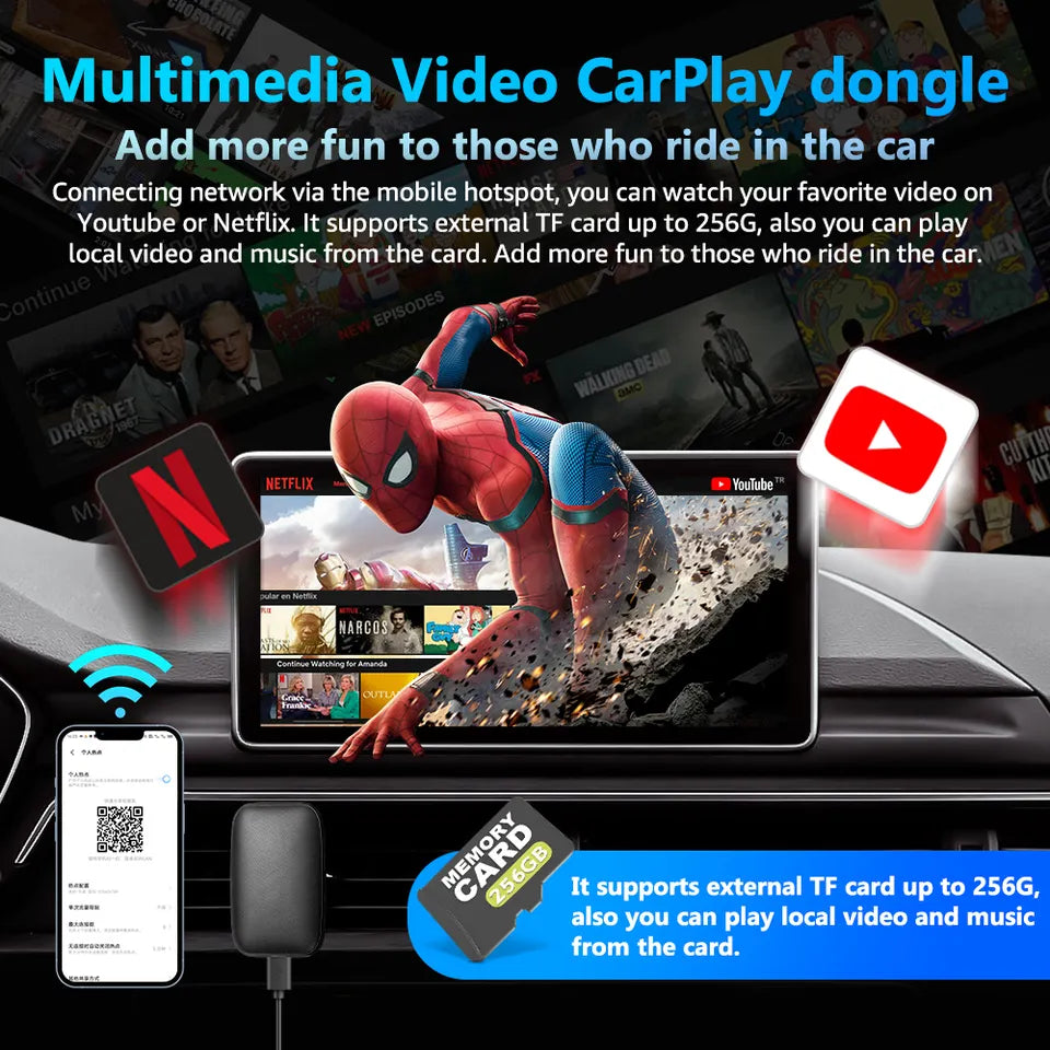 Car Dealz Universal Android 10.0 OS AI CarPlay Android Auto Box
