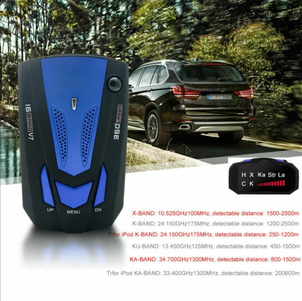 Radar Speed Car Camera Detector LED Display Voice Alert