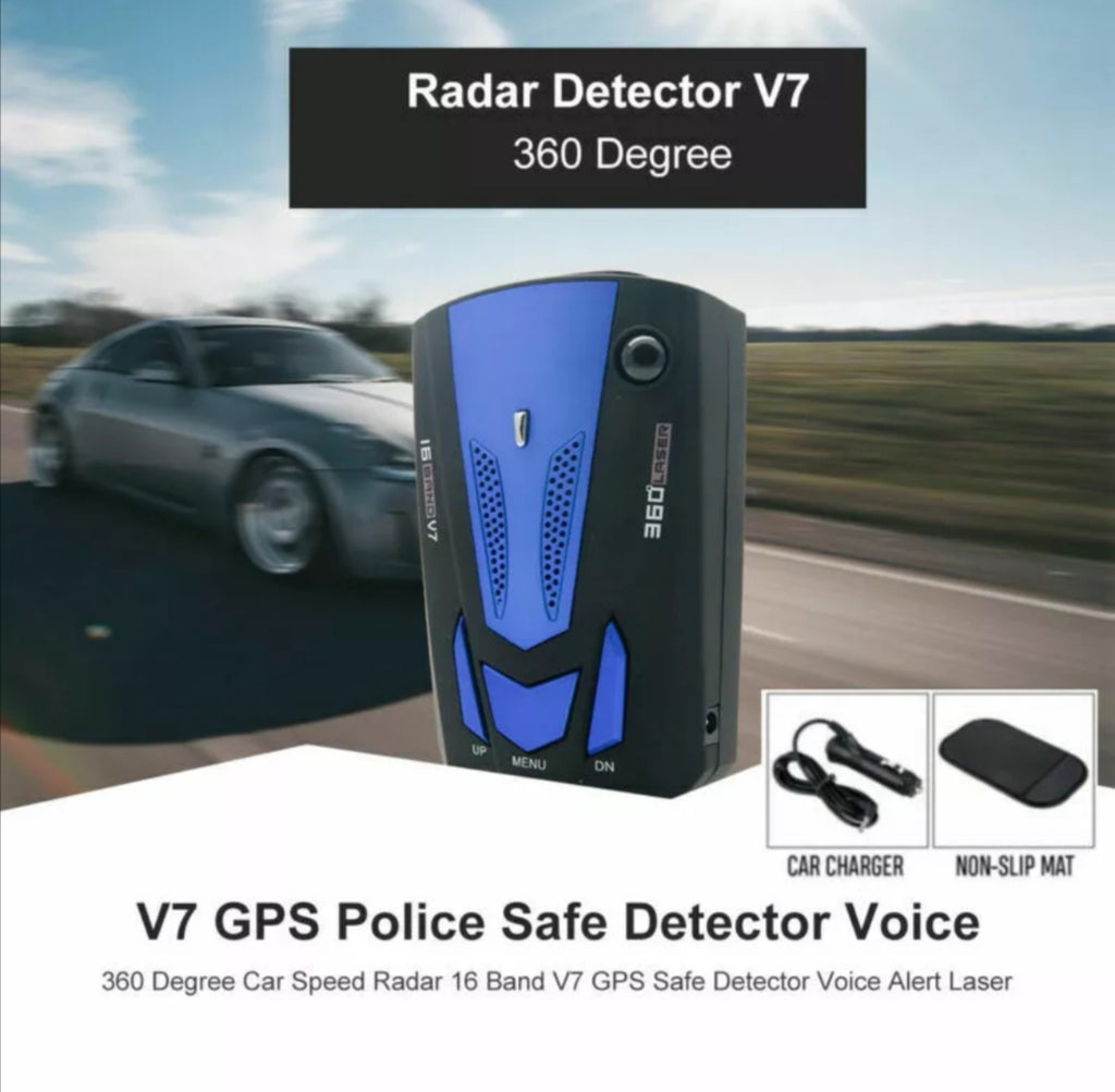 Radar Speed Car Camera Detector LED Display Voice Alert