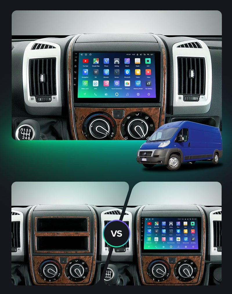 10.2 Android 10.0 For Fiat Ducato 3 2006 - 2022 |